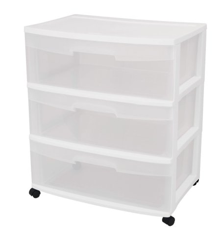 Sterilite Wide 3 Drawer Cart (White).jpg